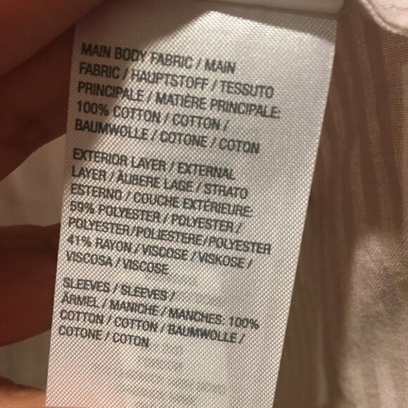 LOGO Lavish Floral Empire waist top Blush Pink 0XS - Picture 8 of 8